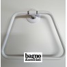 Bagno & Associati STUDIO wieszak na ręcznik ST21326  biały/chrom